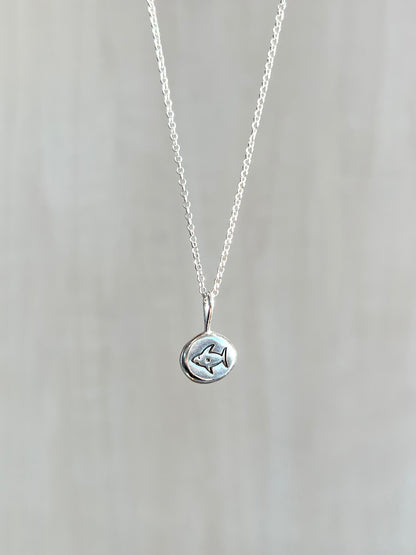 Hai-Kette aus recyceltem Silber