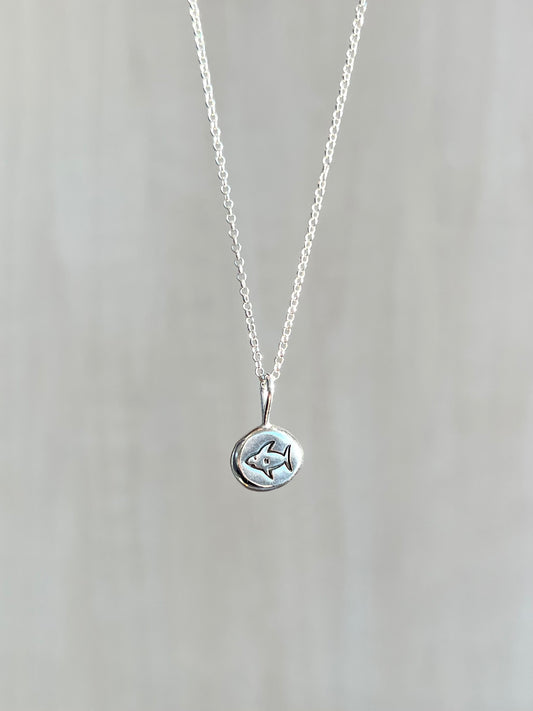 Hai-Kette aus recyceltem Silber