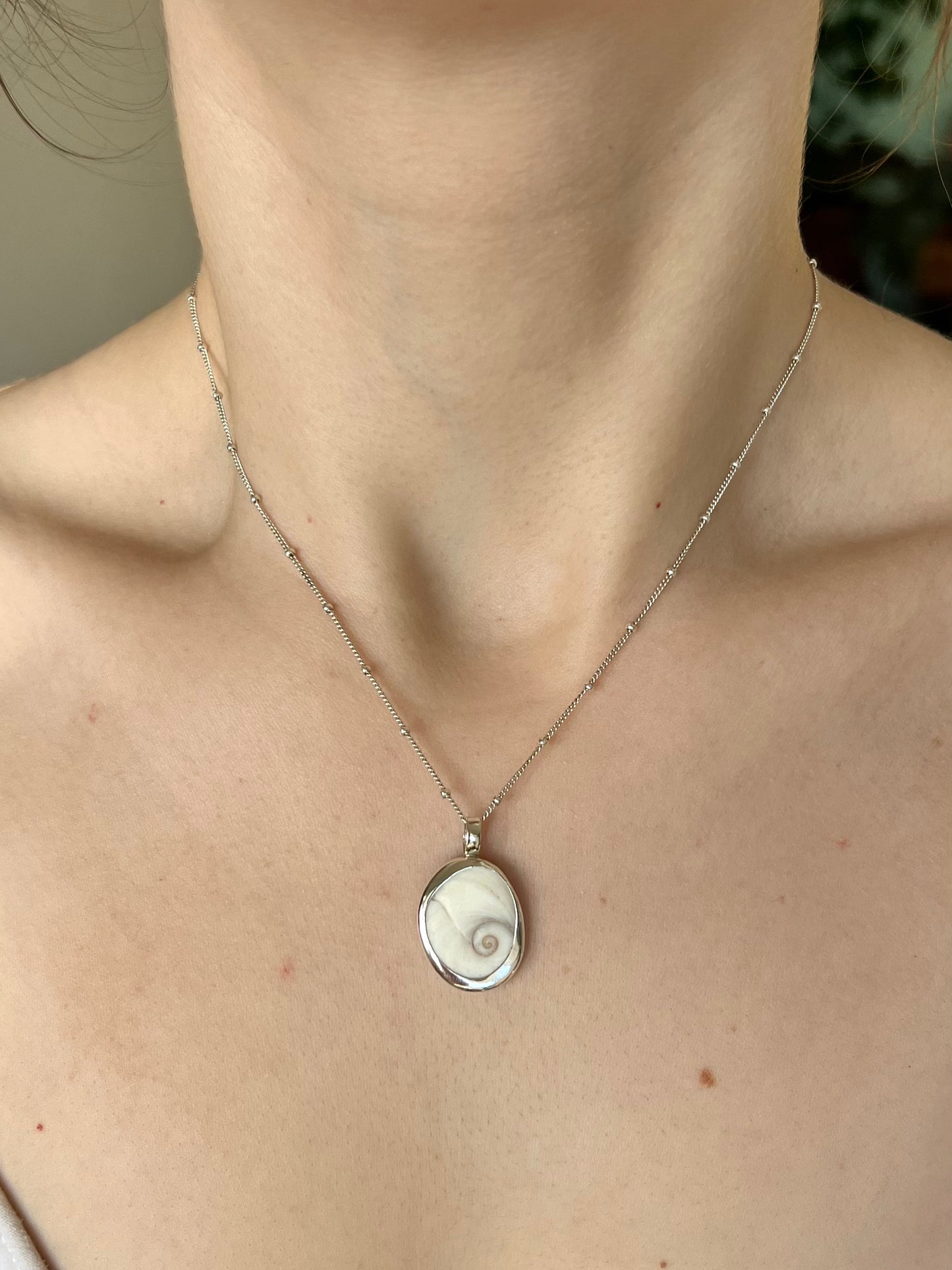 Shiva-Auge Silberkette