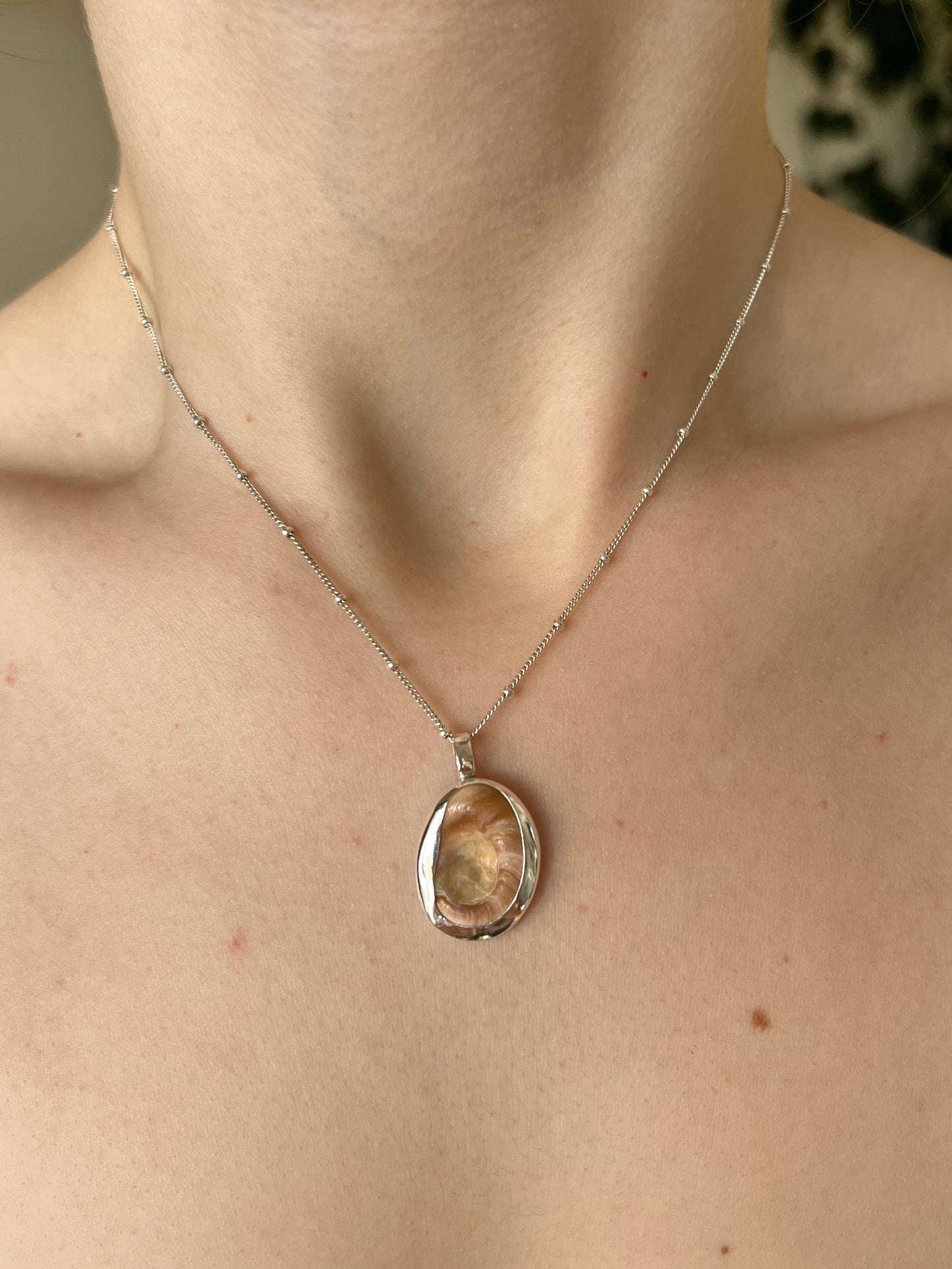 Shiva-Auge Silberkette