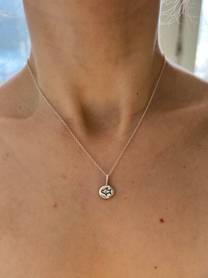 Hai-Kette aus recyceltem Silber