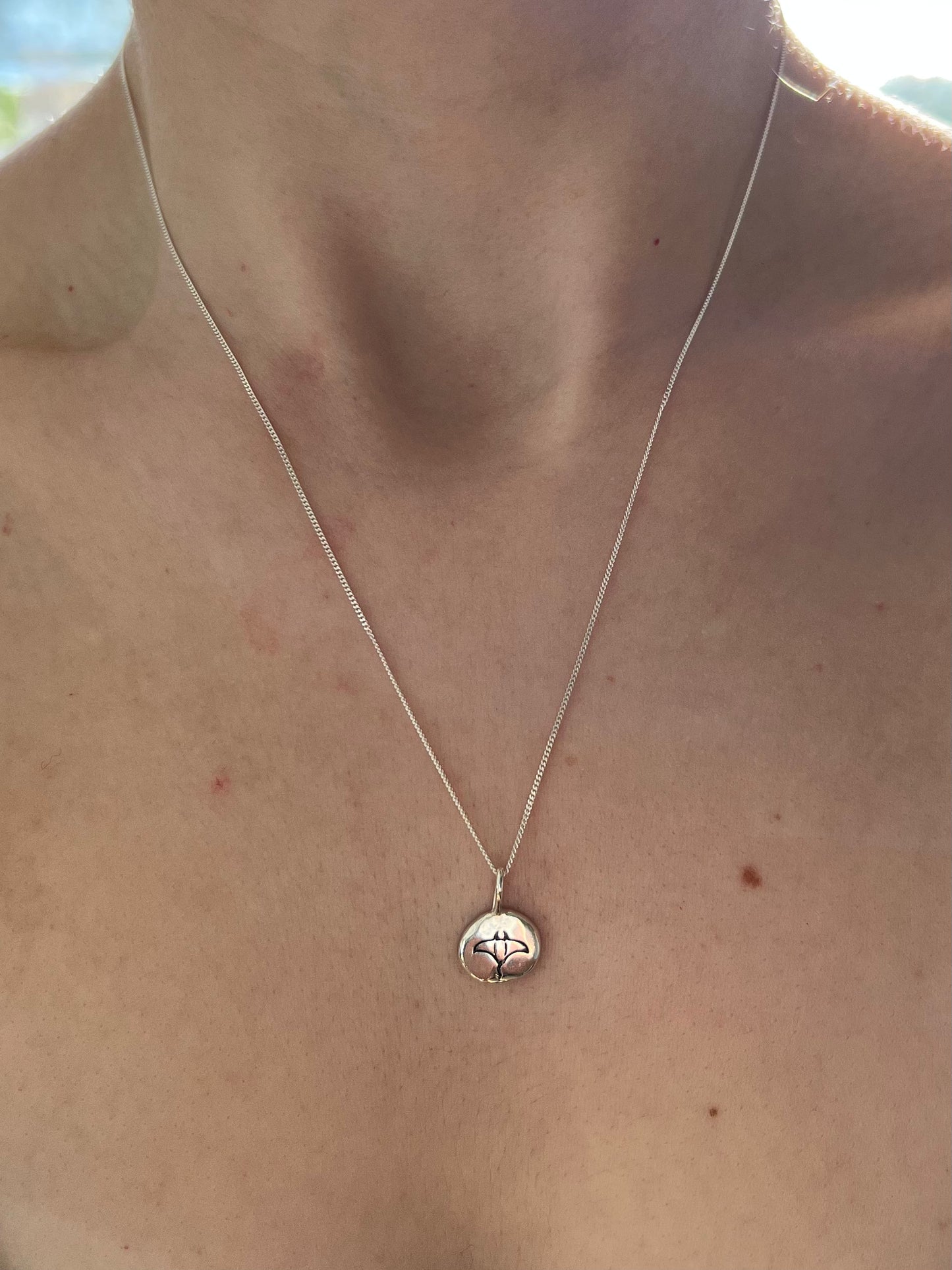 Rochen-Kette aus recyceltem Silber