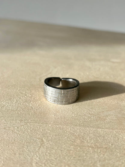 Gemusterter Besteckring Größe 62/10