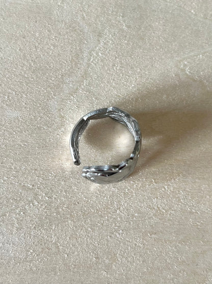 "Rose" Löffelring Größe 54/6,5