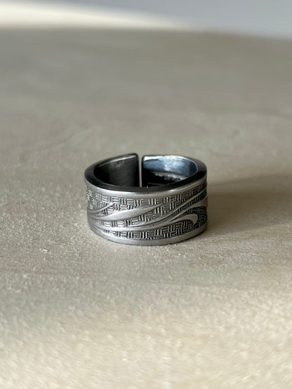 "Plant" cutlery ring size 59/8.5