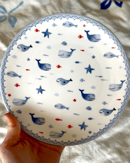 Walkette - ceramic shard in silver