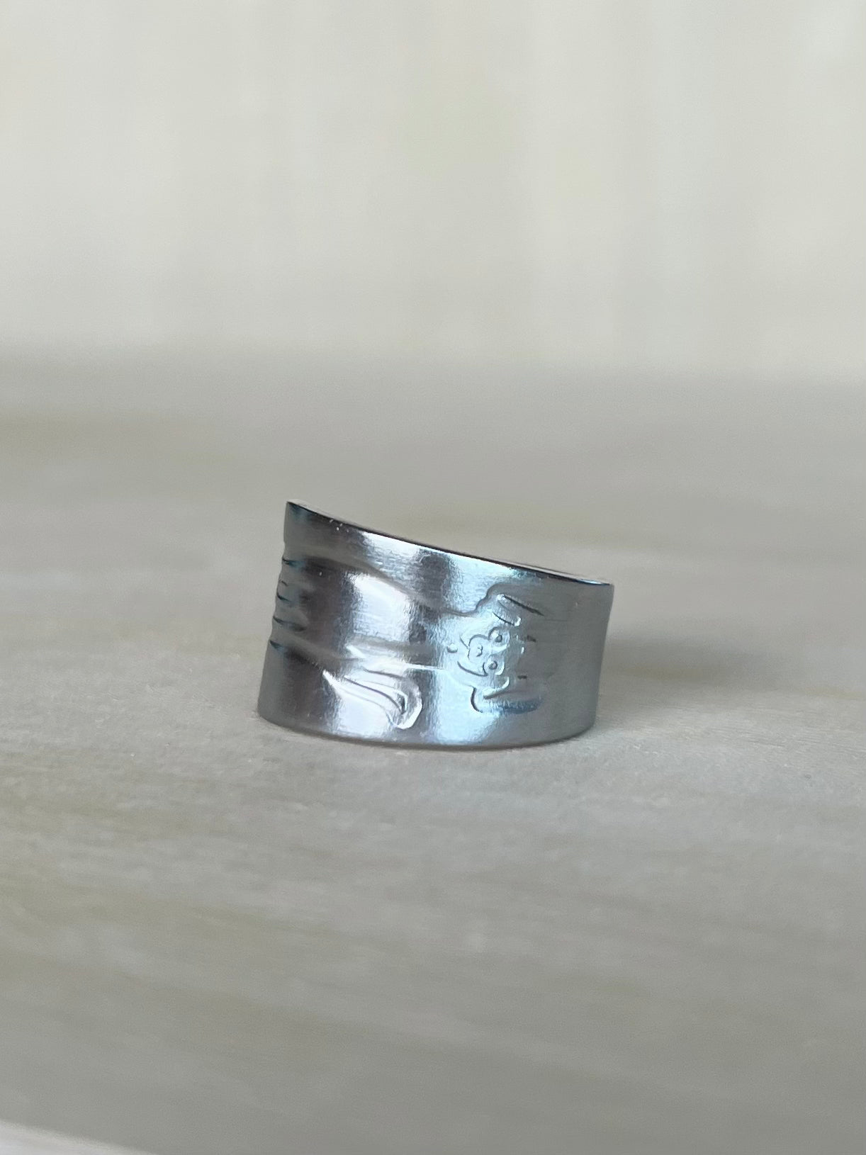 Dog spoon ring size 58/8.5