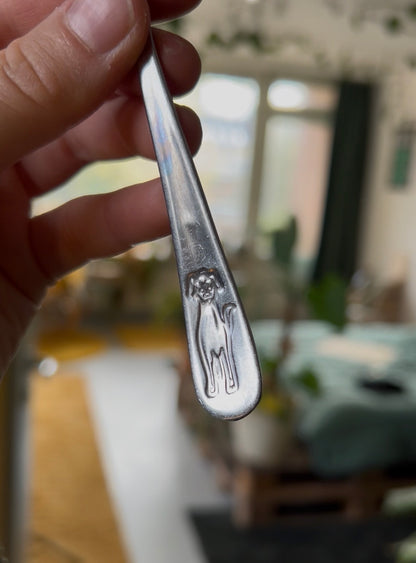 Dog spoon ring size 58/8.5